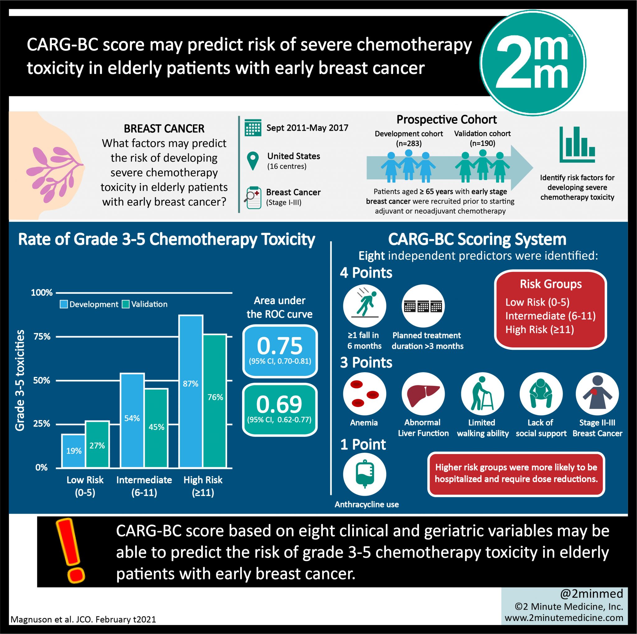 #VisualAbstract: CARG-BC score may predict risk of severe chemotherapy ...